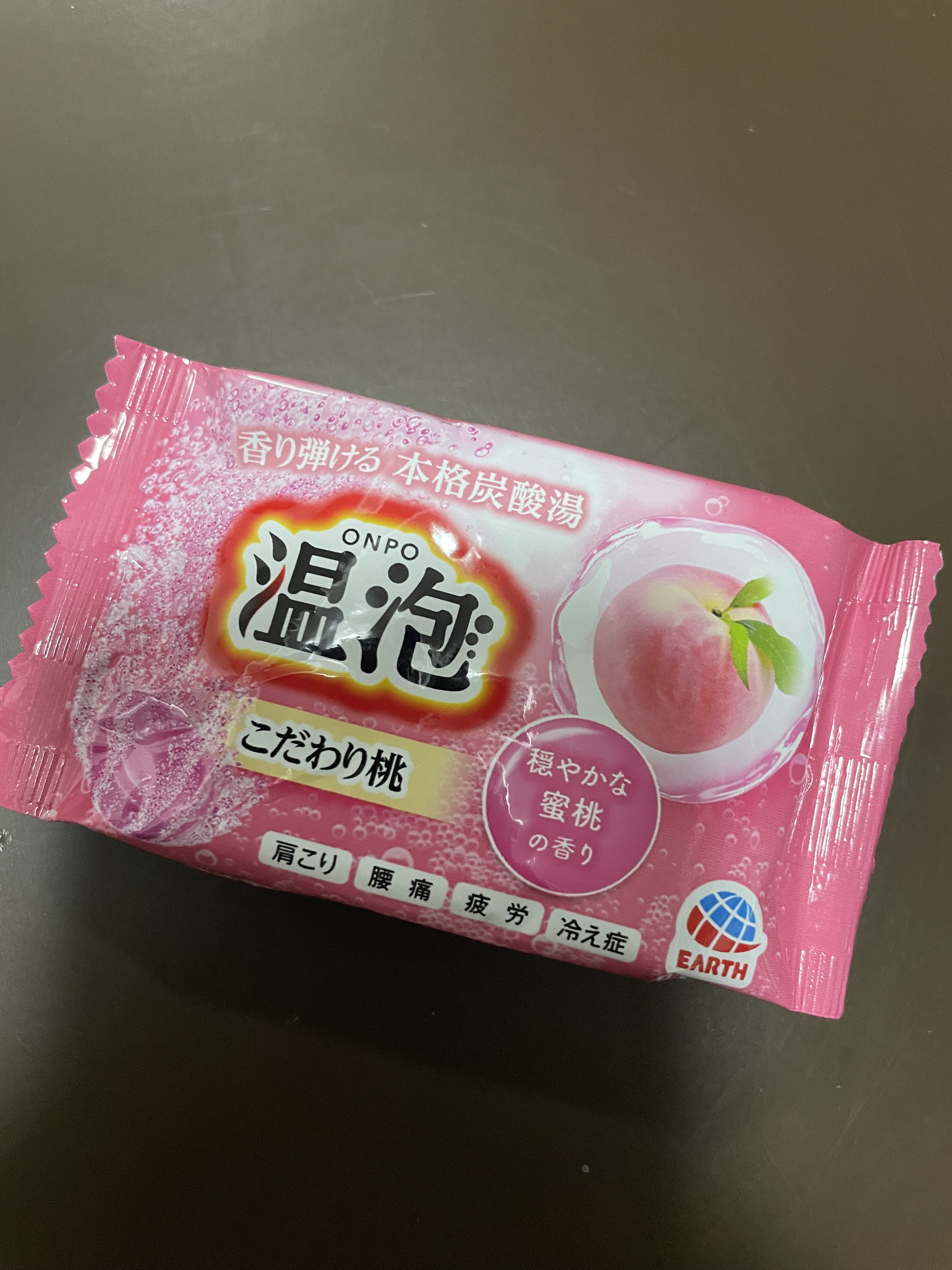 温泡 炭酸湯 こだわり桃/温泡/炭酸系入浴剤を使ったクチコミ（1枚目）