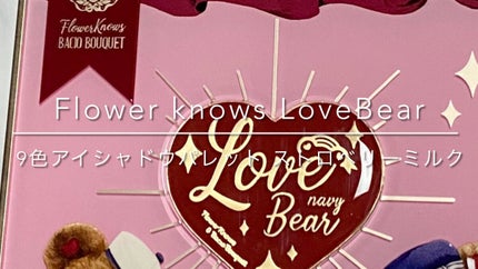 Love Bear 9色 アイシャドウパレット/FlowerKnows/アイシャドウパレットの人気ショート動画
