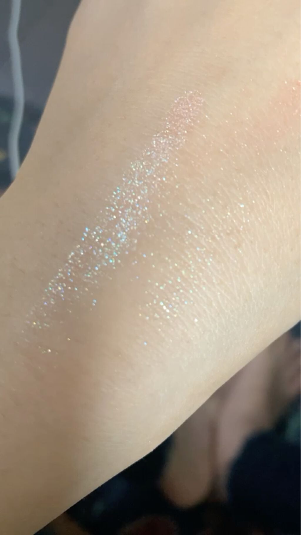 グリッター シャドウ カラー/rom&nd/グリッターを使ったクチコミ（3枚目）