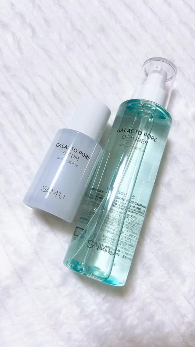 ～SAM'U～ 
肌に寄り添う毛穴ケア
透明感あふれる肌へ

✅ガラクトポアオーツートナー

・振ると作られる酸素バブルが
毛穴汚れや余分な皮脂までしっかりケアしてくれる

・角質層のすみずみまで浸透して肌をなめらかに透明感のある肌に導いて