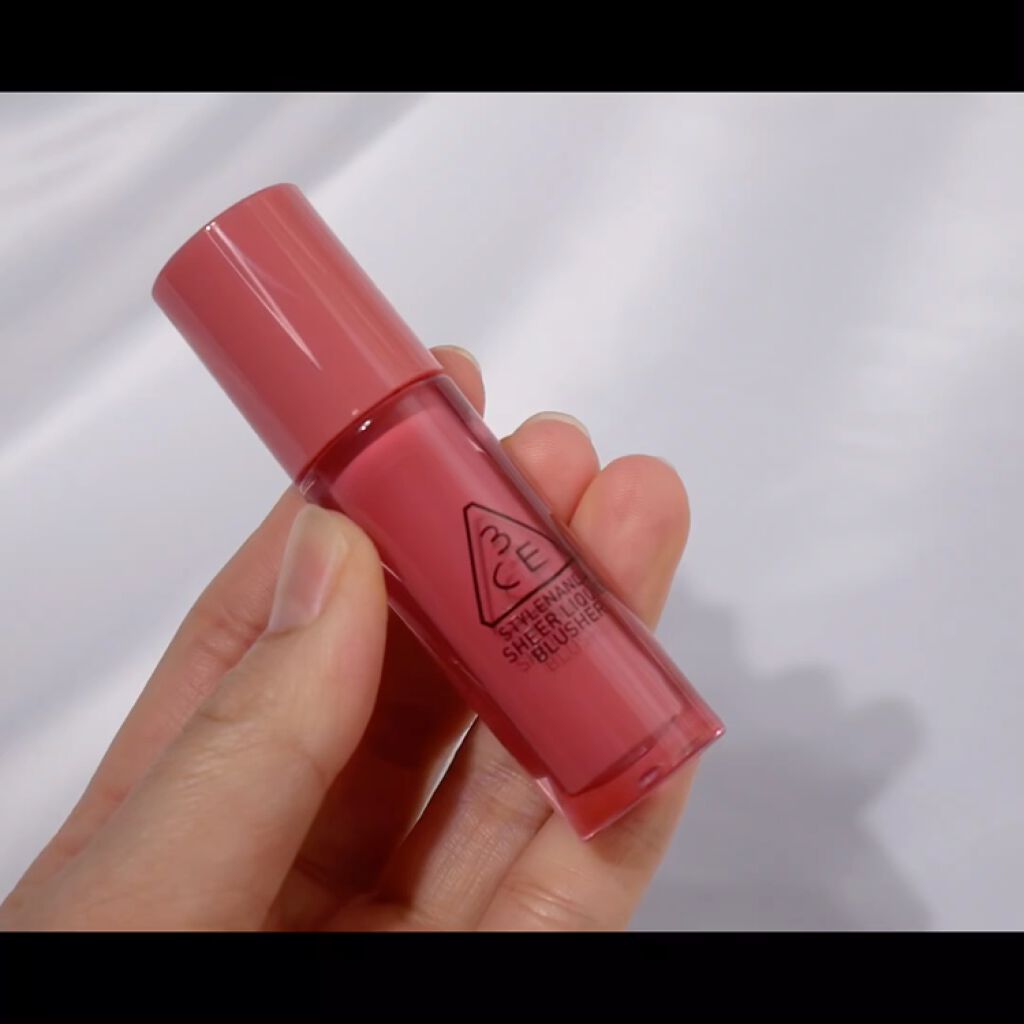 3CE SHEER LIQUID BLUSHER/3CE/リキッドチークの動画クチコミ3つ目
