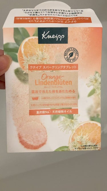 クナイプ スパークリングタブレット オレンジ・リンデンバウム ＜菩提樹＞の香り /クナイプ/入浴剤の動画クチコミ4つ目
