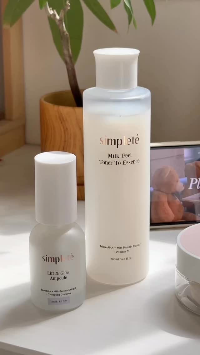 ミルクピールトナー/Simplete/拭き取り化粧水を使ったクチコミ（1枚目）