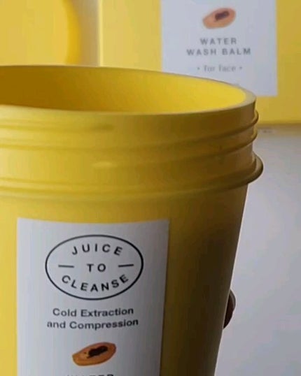 ウォーターウォッシュバーム/JUICE TO CLEANSE/スクラブ・ゴマージュを使ったクチコミ(2枚目)