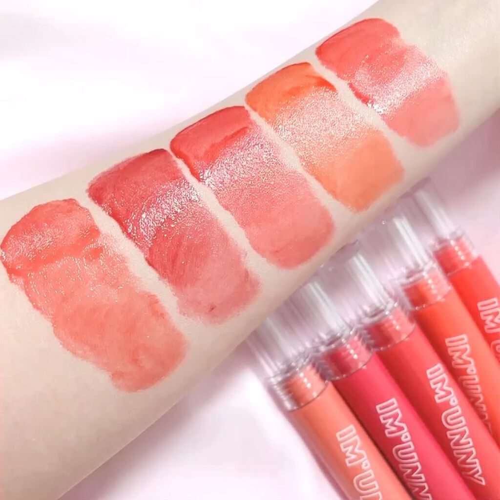 リッププレジャーグレーズティント/IM UNNY/リップティントの動画クチコミ3つ目