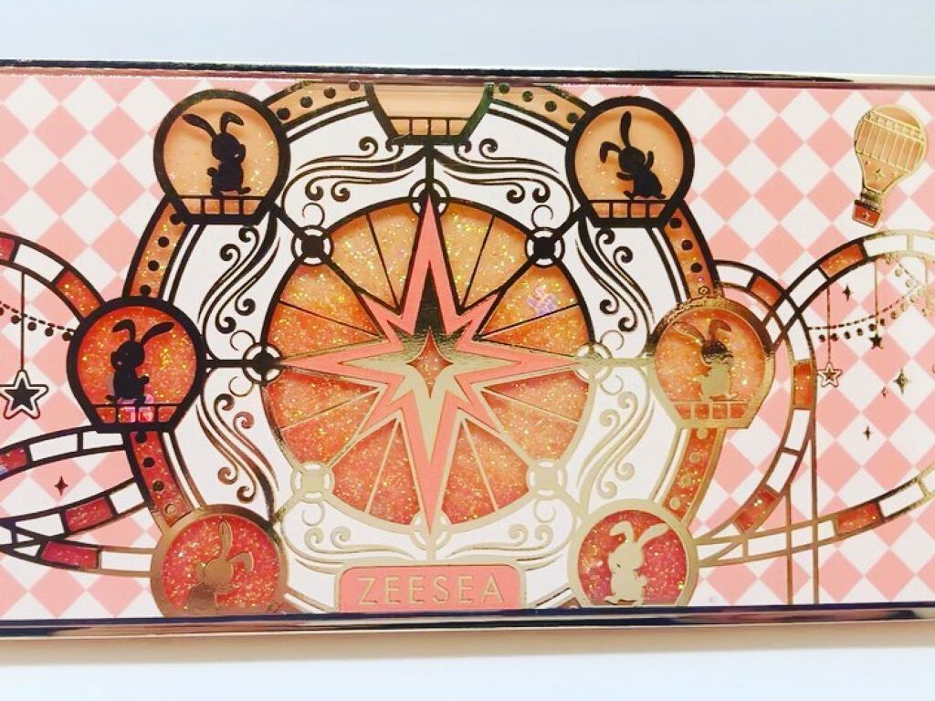 ZEESEA「ファンタジーパーク」12色アイシャドウパレット J04スカイホイール/ZEESEA/アイシャドウパレットを使ったクチコミ（3枚目）