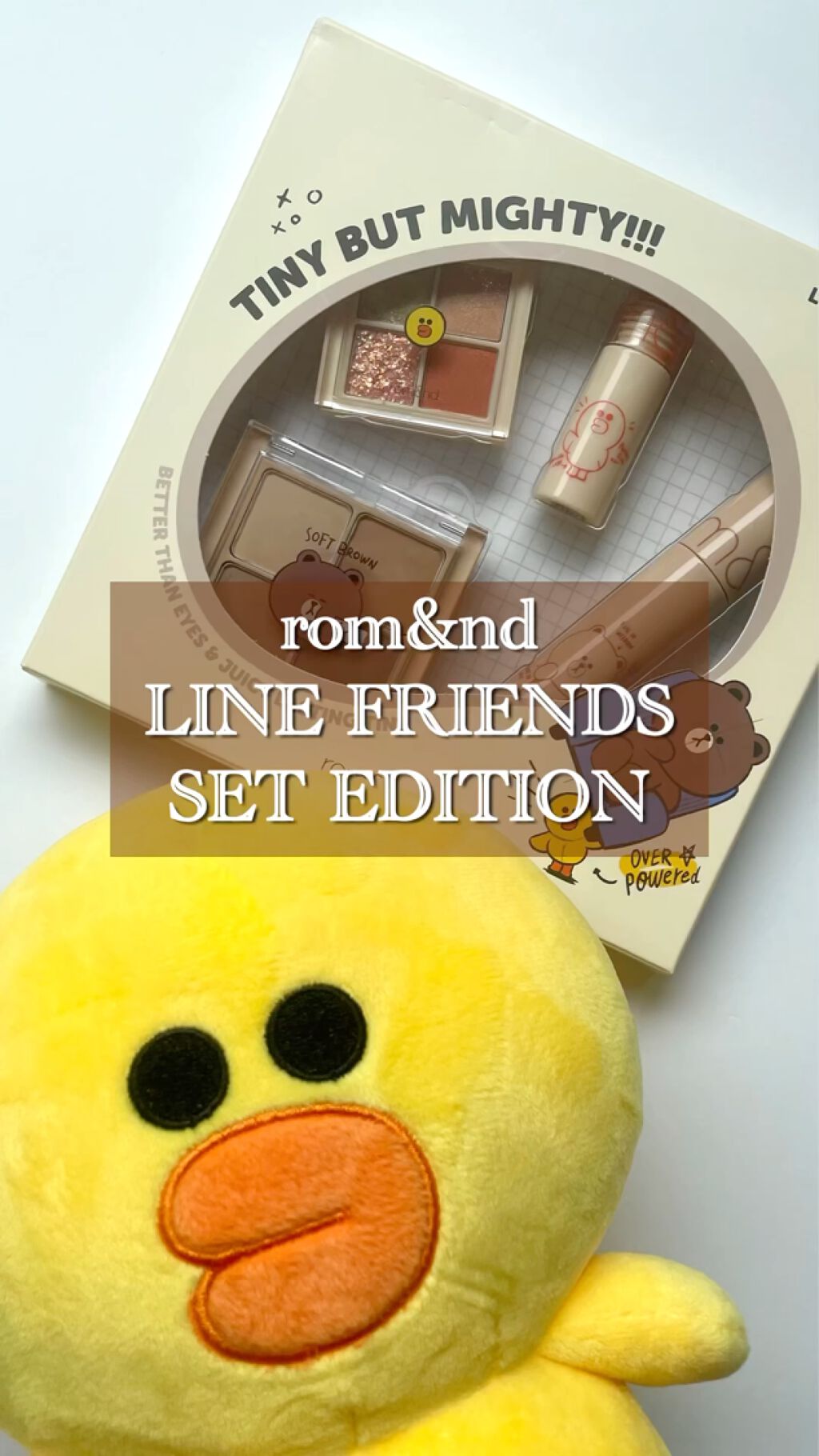 LINE FRIENDS EDITION/rom&nd/メイクアップキットの動画クチコミ5つ目