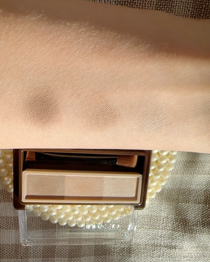 アイブロウ&シェードパウダー/CEZANNE/パウダーアイブロウを使ったクチコミ（2枚目）