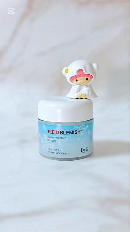 レッドブレミッシュ クリアモイスチャークリーム/Dr.G/フェイスクリームの人気ショート動画