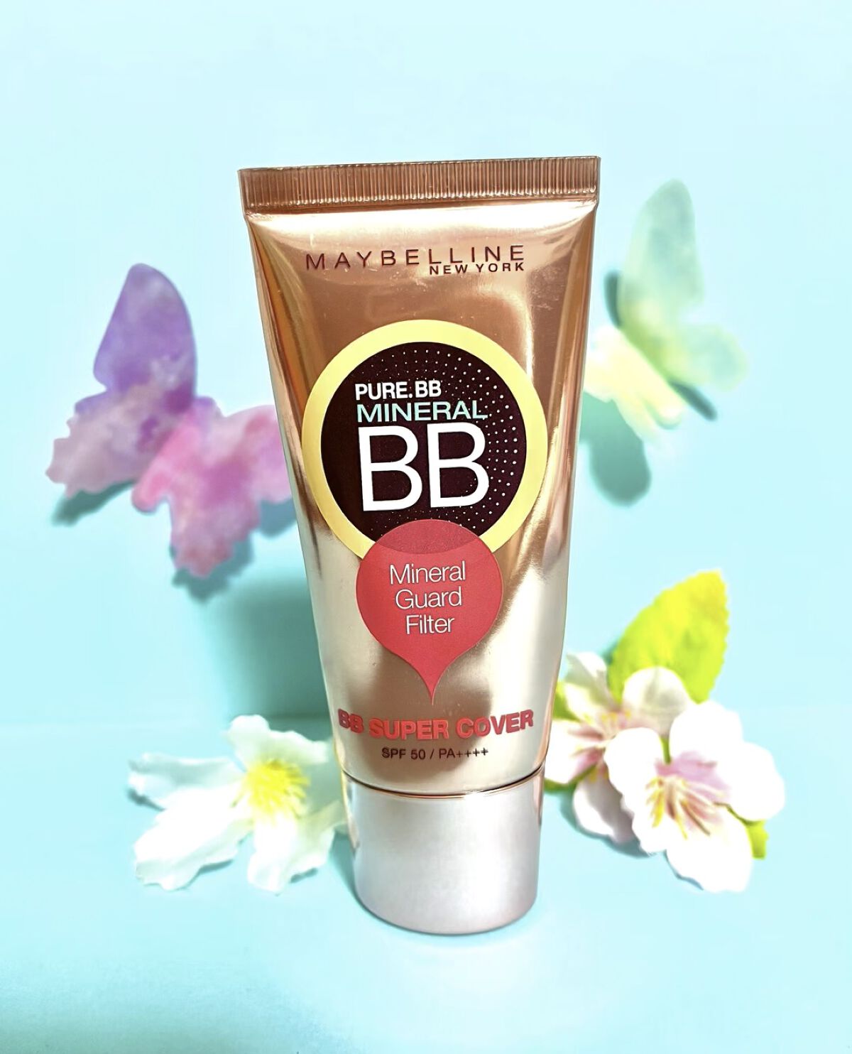 ピュアミネラル BB スーパー カバー/MAYBELLINE NEW YORK/BBクリームの動画クチコミ1つ目