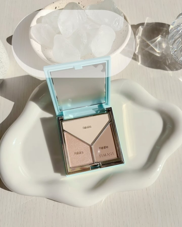 ハイライトシェーディングパレット/TIMAGE/パウダーハイライトを使ったクチコミ（2枚目）