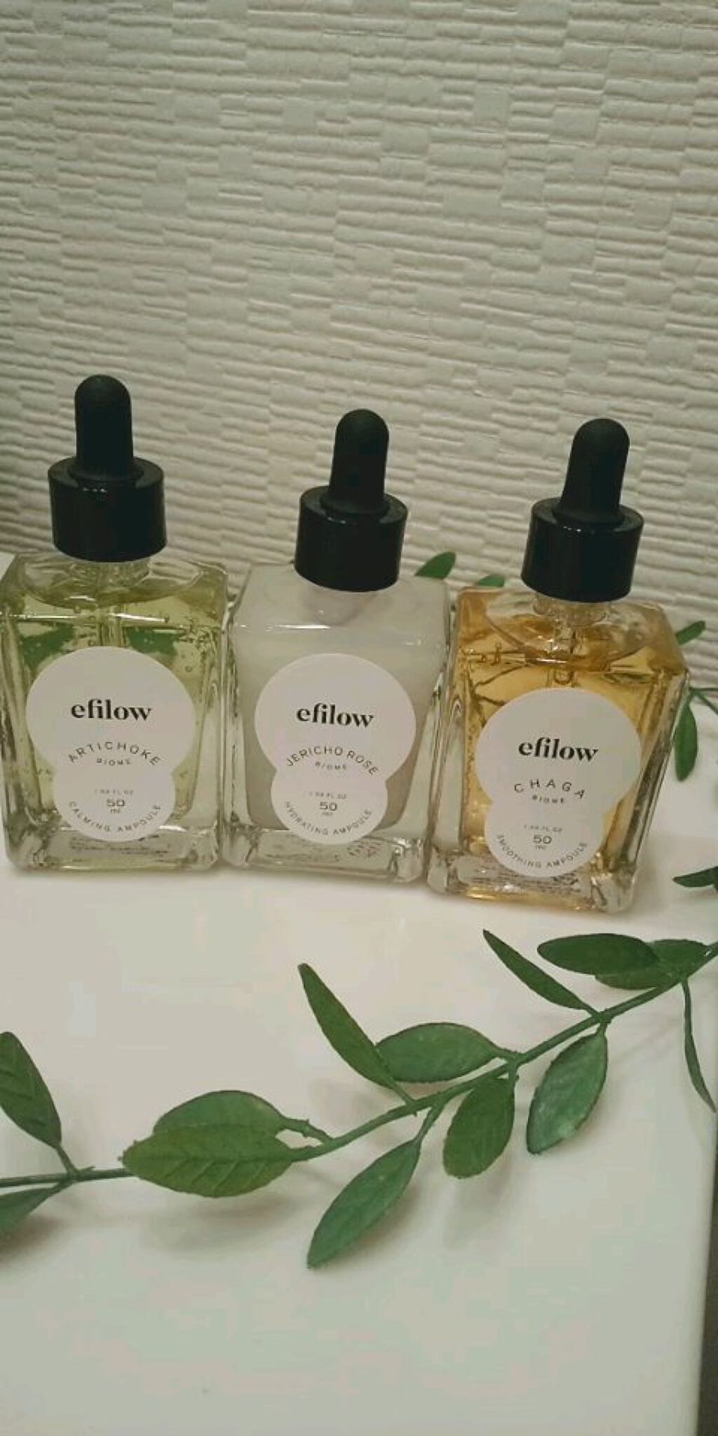 鎮静ケア アーティチョークバイオームアンプル/efilow/美容液を使ったクチコミ（1枚目）