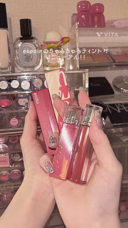 クチュールリップティントグレイズ/espoir/リップティントの人気ショート動画