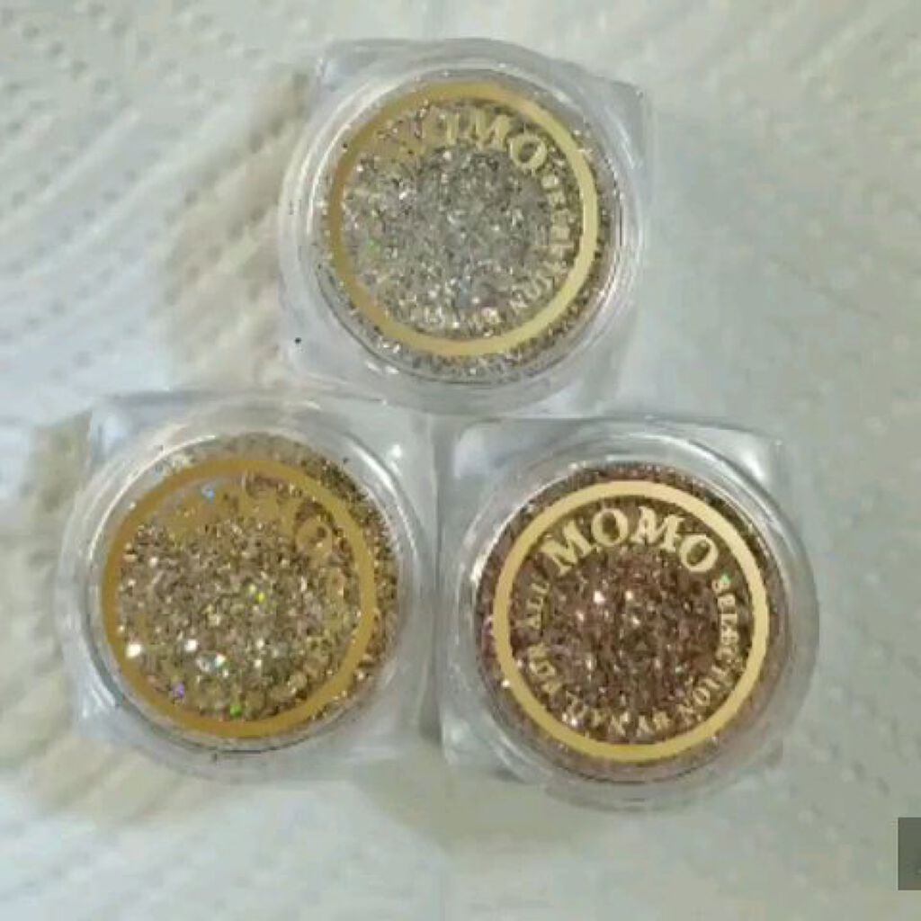 MOMOグリッター/nail for all/ネイルチップ・パーツを使ったクチコミ（1枚目）