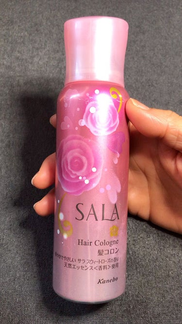 髪コロンB(サラ スウィートローズの香り)/SALA/ヘアスプレー・ヘアミストの動画クチコミ1つ目