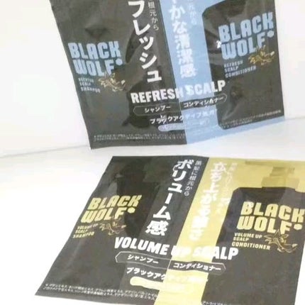 ブラックウルフ ボリュームアップスカルプシャンプー/大正製薬/市販シャンプーを使ったクチコミ(1枚目)