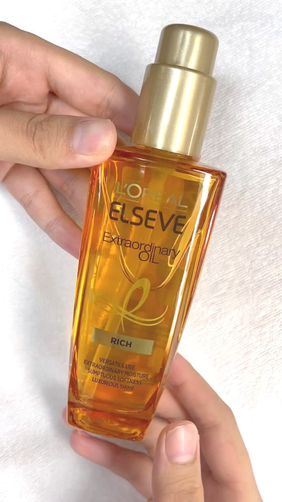 エルセーヴ エクストラオーディナリー オイル リッチフィニッシュ/ロレアル パリ/ヘアオイルの人気ショート動画