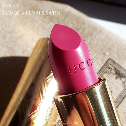 グッチ ルージュ ア レーヴル サタン/GUCCI beauty/口紅の動画クチコミ5つ目