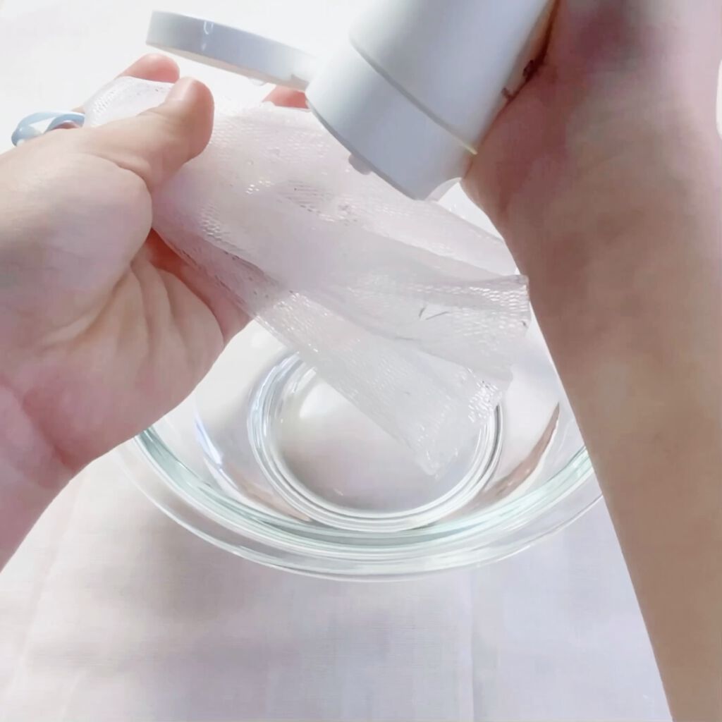 マイクロフォーム クレンザー(夜用洗顔)/LAGOM /クレンジングクリームを使ったクチコミ（2枚目）