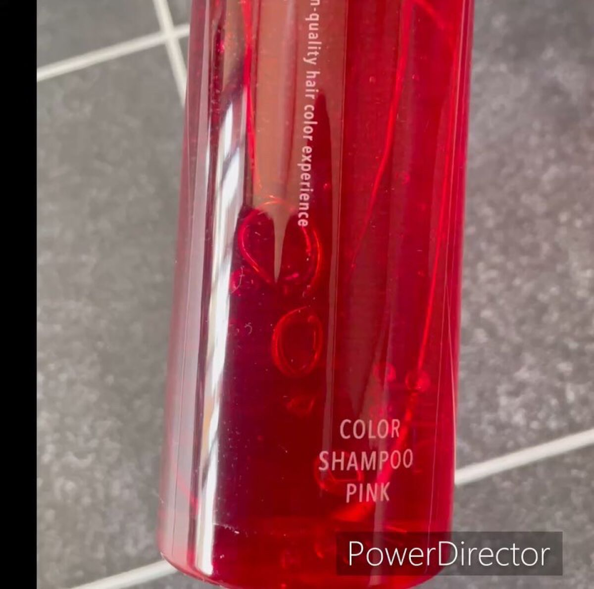 カラーシャンプーPINK/COLORIS/市販シャンプーの動画クチコミ2つ目