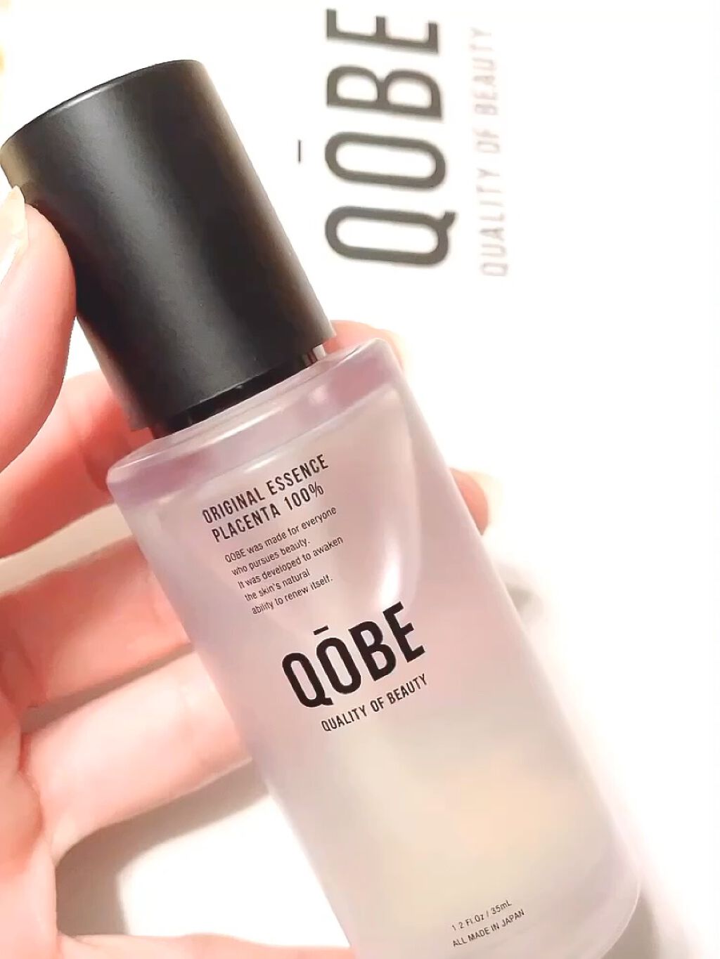 オリジナルプラセンタエキス/QOBE/美容液を使ったクチコミ（1枚目）