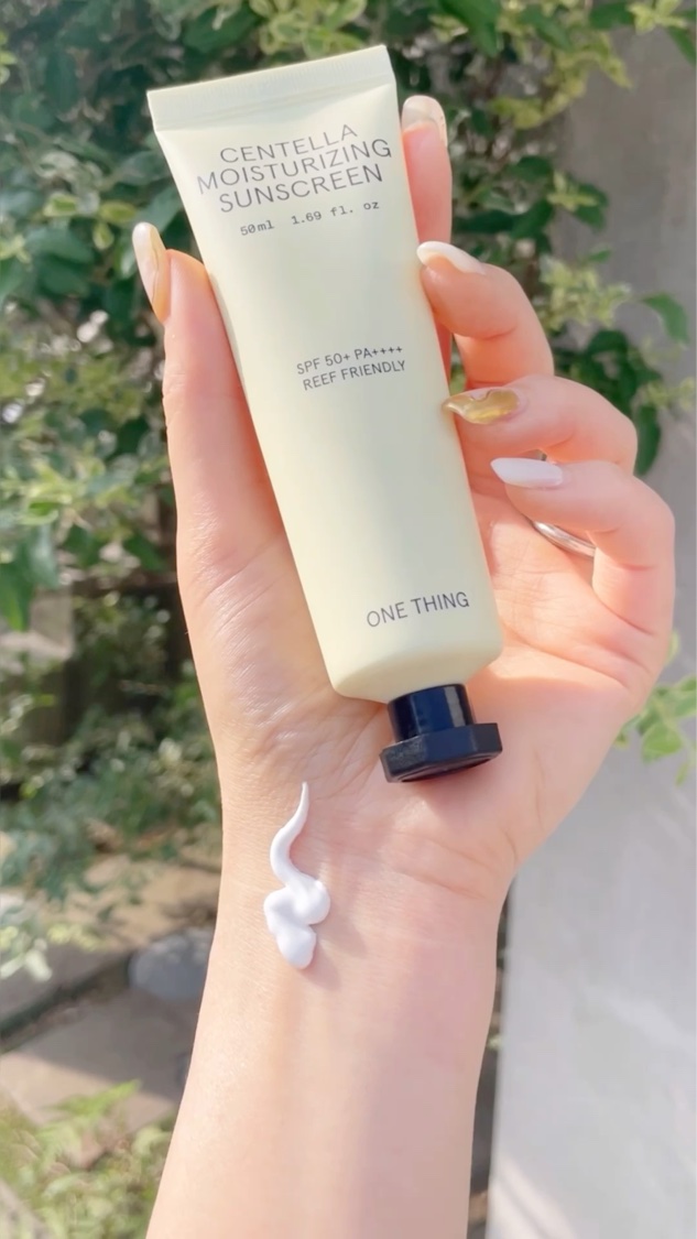 ツボクサ日焼け止め/ONE THING/日焼け止めクリームの動画クチコミ5つ目