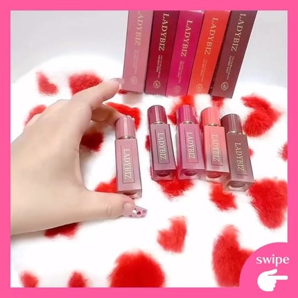 シティガールムードグロッシーティント/LADYBIZ/リップティントを使ったクチコミ(2枚目)