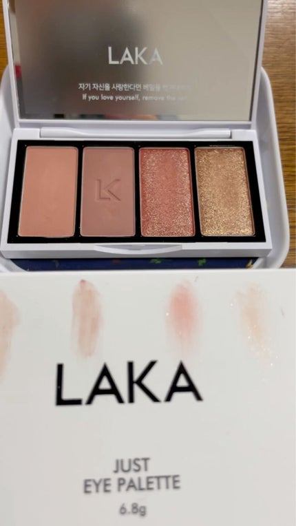 ジャストアイパレット/Laka/アイシャドウパレットを使ったクチコミ(5枚目)
