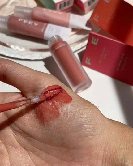 カラードロップ/FEEV/口紅を使ったクチコミ(2枚目)