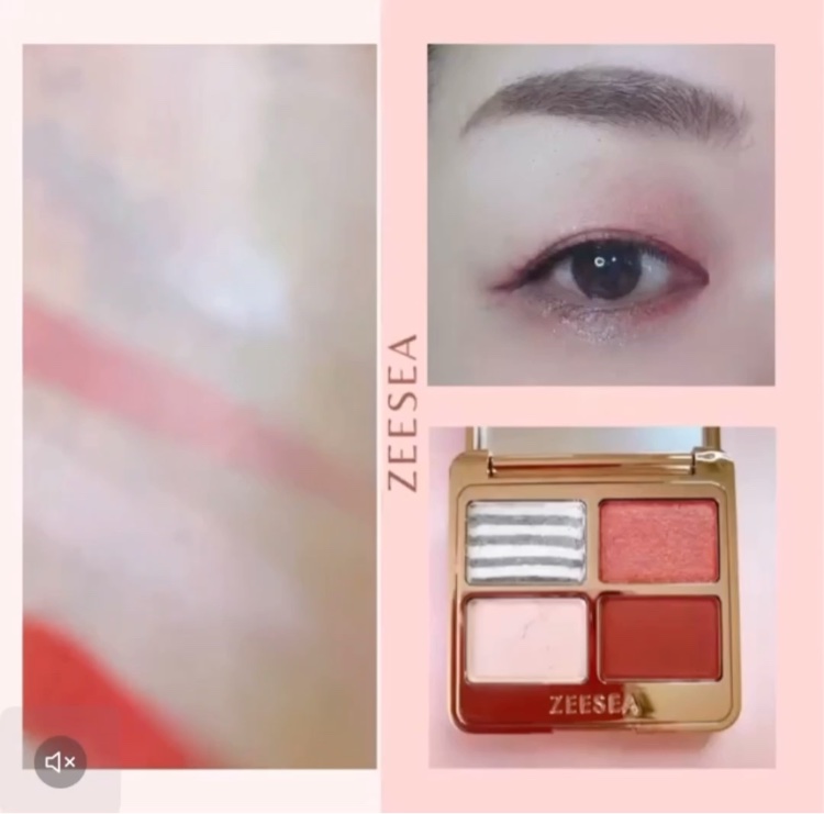 アニマルアイシャドウ(4シェード)/ZEESEA/アイシャドウパレットを使ったクチコミ（2枚目）