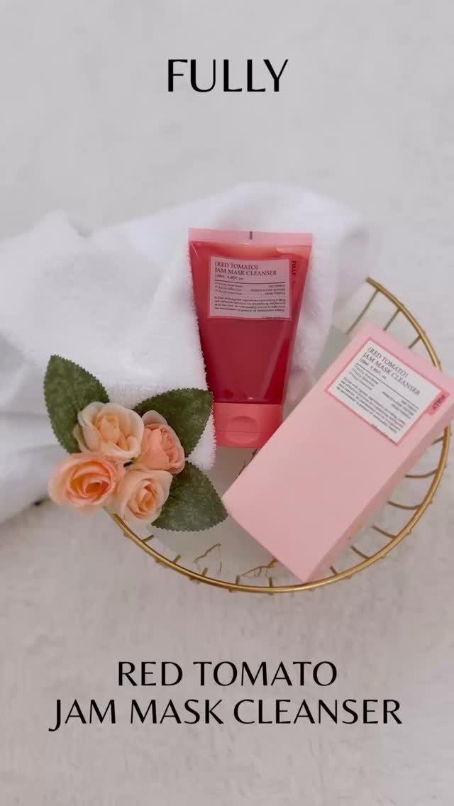 レッドトマトジャムマスククレンザー/FULLY/その他洗顔料の人気ショート動画