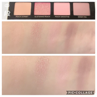 ホワイトピーチ マルチダイメンショナルアイシャドウパレット/Too Faced/パウダーアイシャドウを使ったクチコミ（3枚目）