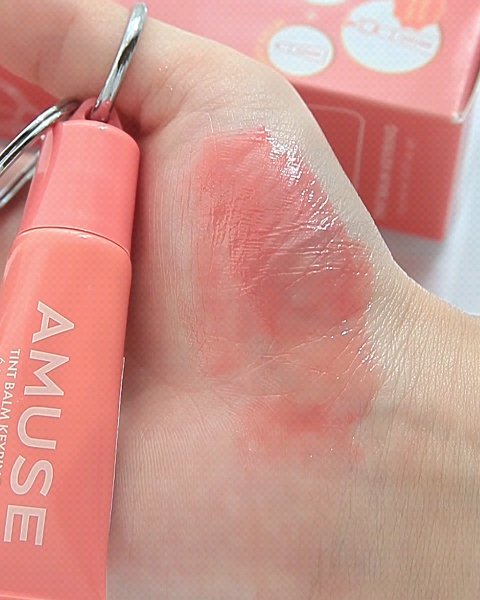 ケア/ティントバームキーリング/AMUSE/リップグロスの動画クチコミ2つ目