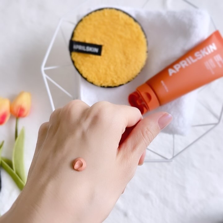 ディープクレンジングパフ/APRILSKIN/その他スキンケアグッズを使ったクチコミ（2枚目）