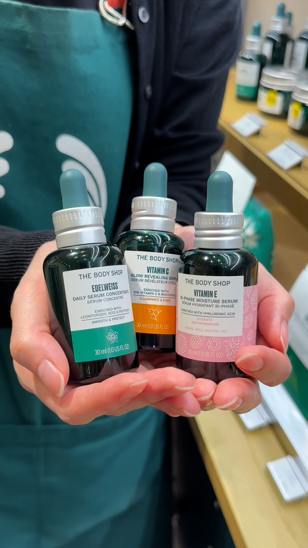 E バイフェイズ モイスチャーセラム/THE BODY SHOP/美容液の動画クチコミ2つ目