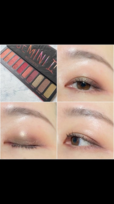 Melt Cosmetics GEMINI II PALETTEのクチコミ「Melt CosmeticsのGEMINI II PALETTEを使ったメイク。

ディープな.....」（1枚目）