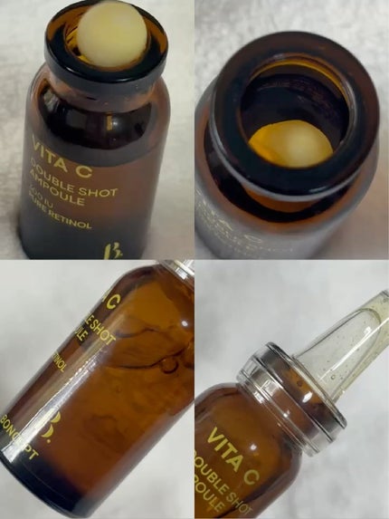 ビタC凍結乾燥ダブルショットアンプルキット/BONCEPT/美容液を使ったクチコミ(4枚目)