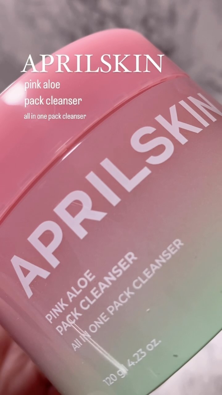 ピンクアロエメレンゲクレンザー/APRILSKIN/その他洗顔料の人気ショート動画