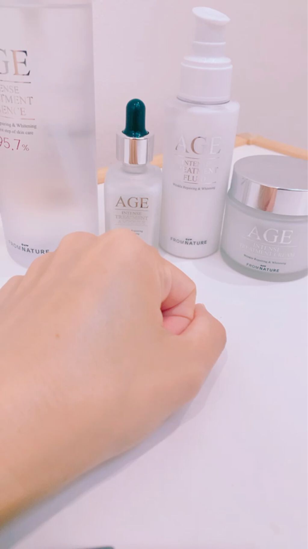 エイジ トリートメント アンプル/FROM NATURE/美容液を使ったクチコミ（3枚目）