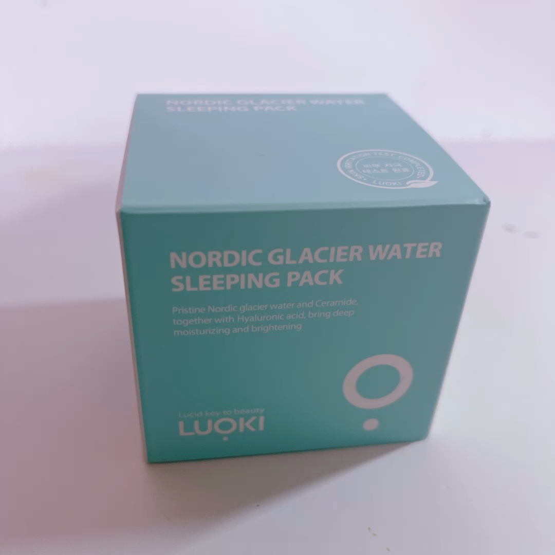 ノルディック氷河水スリーピングパック/LUOKI/フェイスクリームを使ったクチコミ（1枚目）