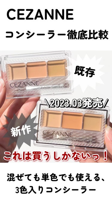 パレットコンシーラー ハイカバー/CEZANNE/パレットコンシーラーを使ったクチコミ（1枚目）