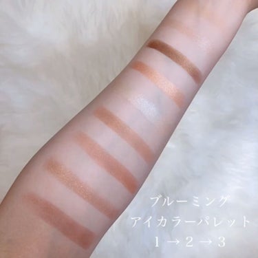 UR GLAM　BLOOMING EYE COLOR PALETTE/U R GLAM/パウダーアイシャドウを使ったクチコミ（3枚目）