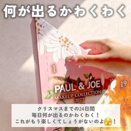 試してみた】メイクアップ コレクション 2023 PAUL & JOE BEAUTE 試してみた】メイクアップ コレクション 2023 PAUL & JOE BEAUTE