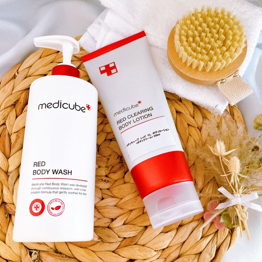 レッドボディーウォッシュ/MEDICUBE/ボディソープの動画クチコミ5つ目