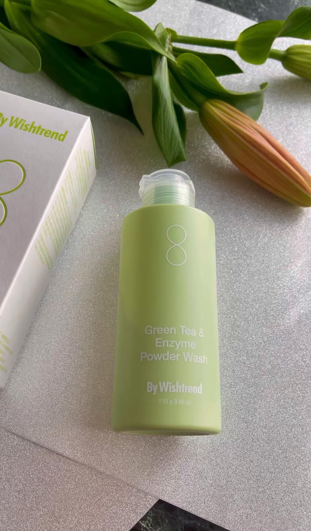 グリーンティー&エンザイムパウダーウォッシュ/By Wishtrend/洗顔パウダーを使ったクチコミ（1枚目）