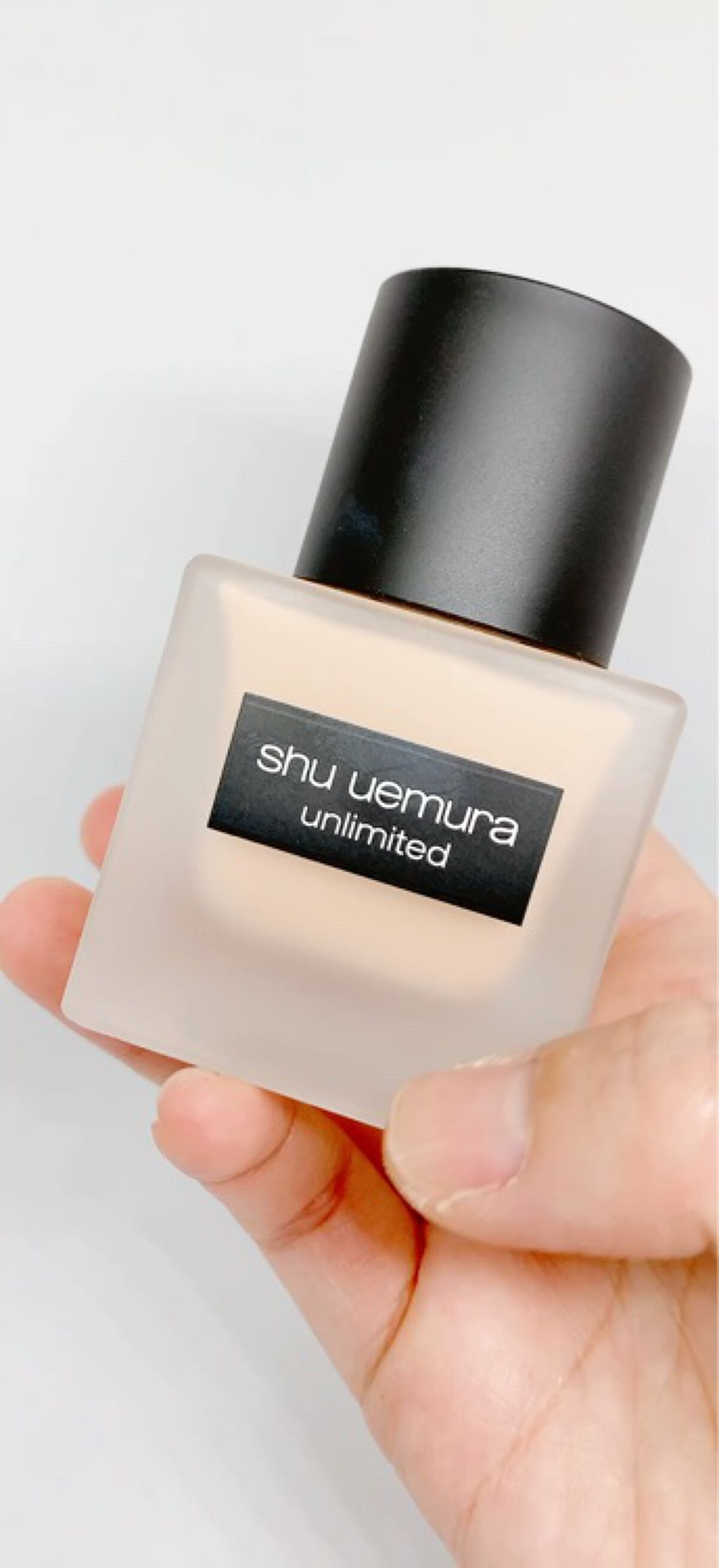 （旧）アンリミテッド ラスティング フルイド/shu uemura/リキッドファンデーションを使ったクチコミ（1枚目）