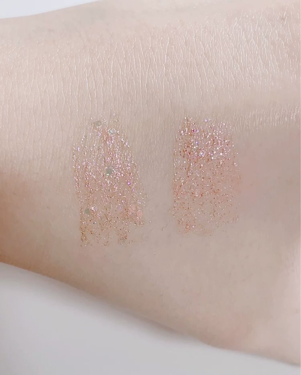 リキッド グリッター シャドウ/rom&nd/グリッターを使ったクチコミ（3枚目）