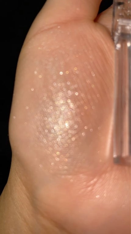 シングルカラーアイシャドウ 04 クリアラメ/CEZANNE/単色アイシャドウを使ったクチコミ(2枚目)