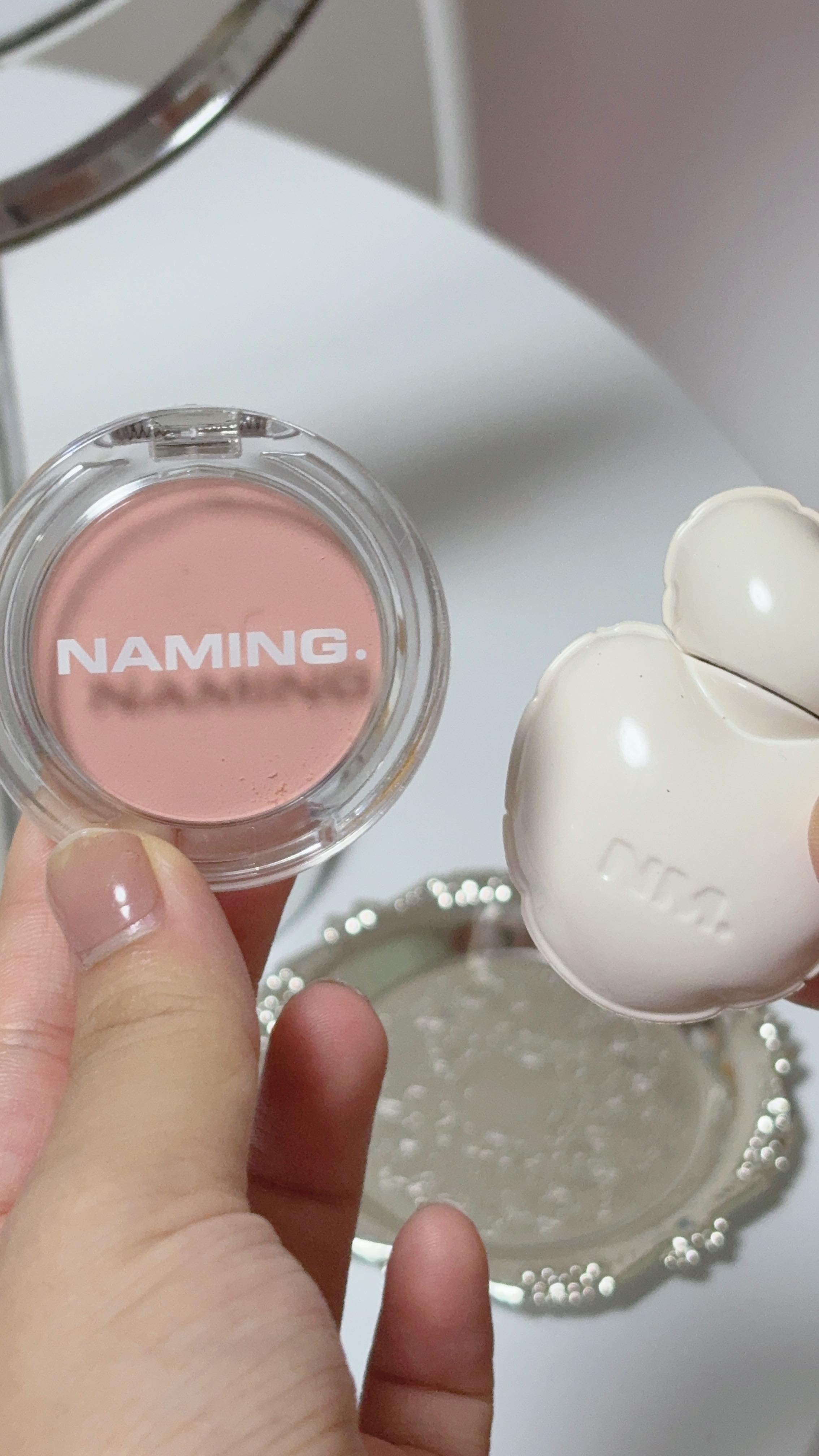 ネーミング フラッフィーパウダーブラッシュ/NAMING./パウダーチークを使ったクチコミ（1枚目）