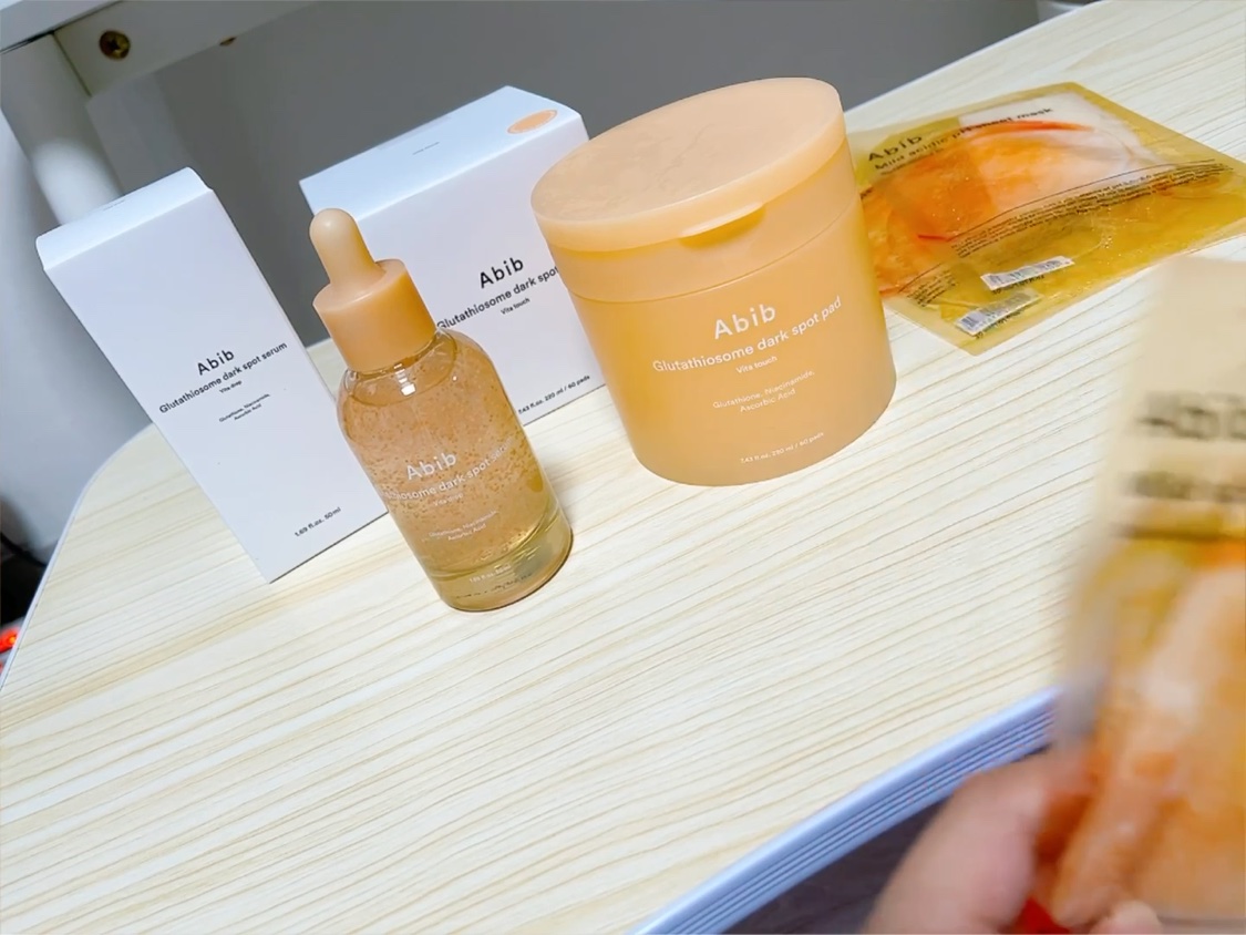 グルタチオンソームダークスポットセラムビタドロップ/Abib /美容液を使ったクチコミ（2枚目）